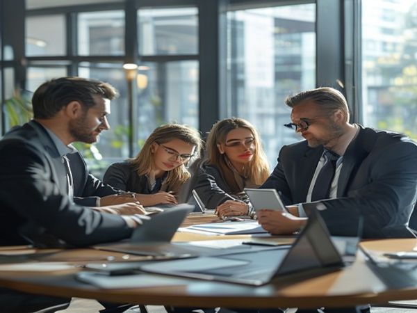 Professional Partner consulting team collaborating